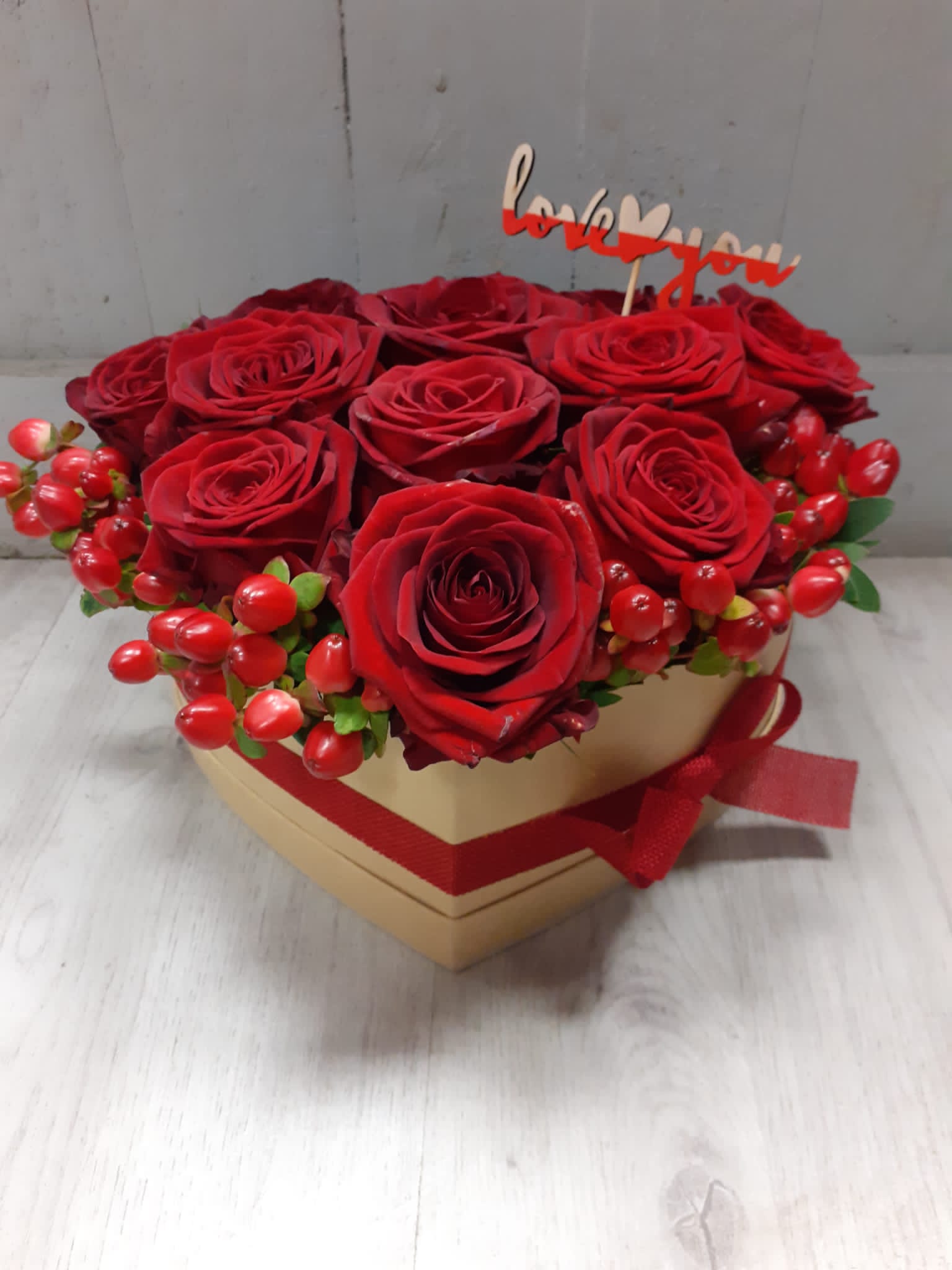 Love Heart Rose Box